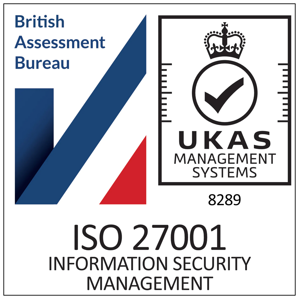 BSI ISO 27001 certified